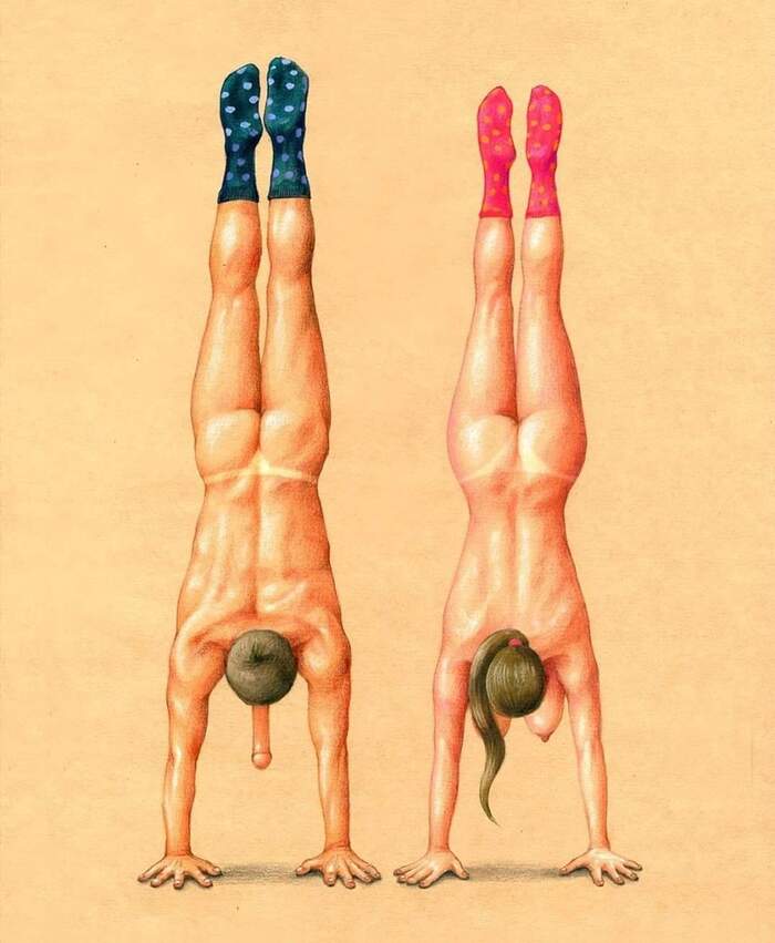 49.5 cm - NSFW, Images, Humor, 49 and 5, Figure, Athletic body, Back, Body, Boobs, Booty, 18+