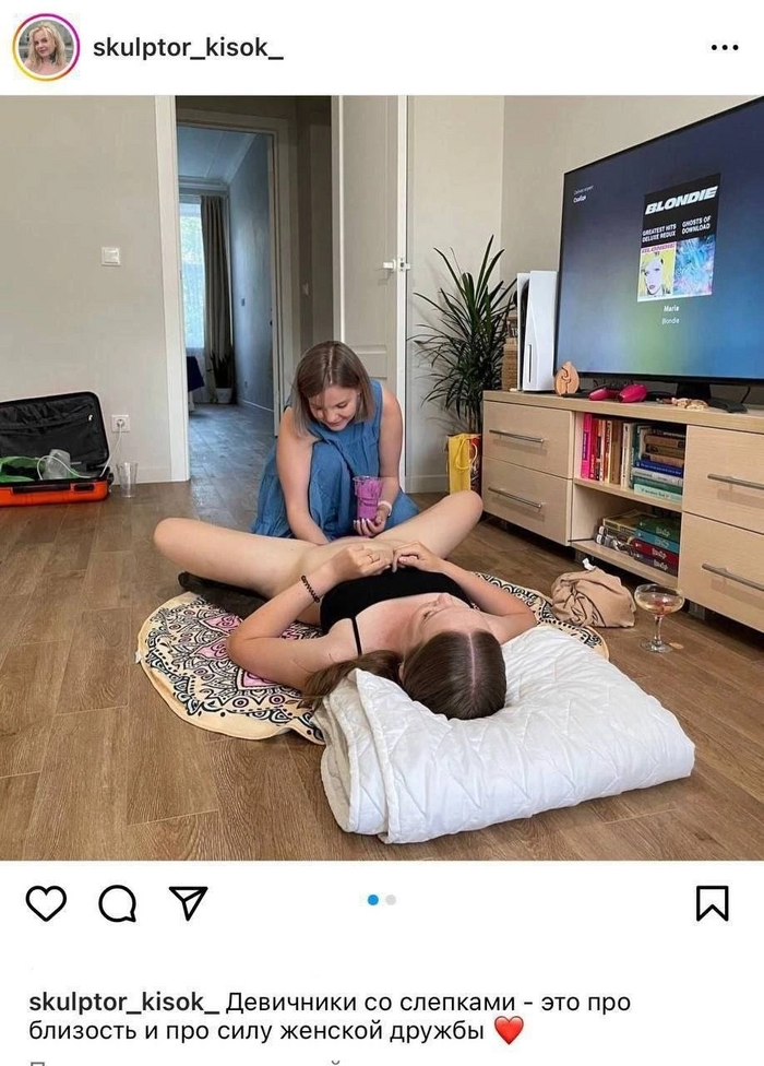 Скульптор... - NSFW, Скульптура, Трэш, Слепок, Instagram, Юмор, Длиннопост, 18+, Странности