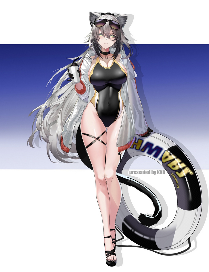 Arknights operators - NSFW, Anime art, Anime, Arknights, Dagda, La Pluma, Schwarz, skyfire, Video, Vertical video, Longpost, Texas (Arknights), 18+