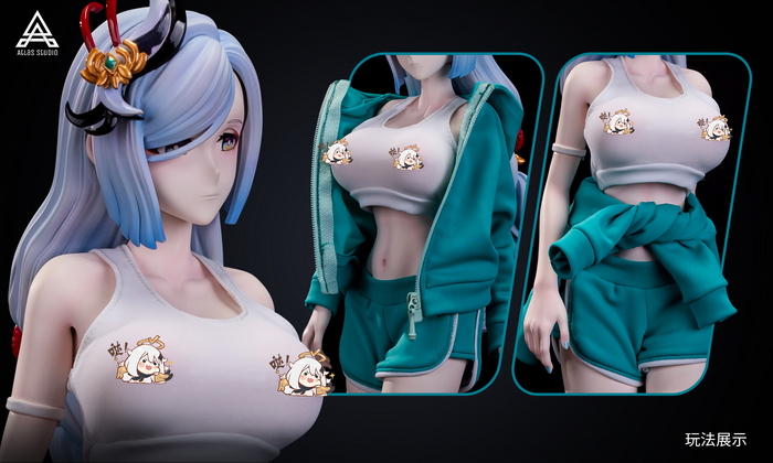 For those who haven't played enough with dolls - Series Atlas Studio, 18+, Anime, Genshin impact, Figurines, Shenhe (Genshin Impact), Mat, Longpost, NSFW