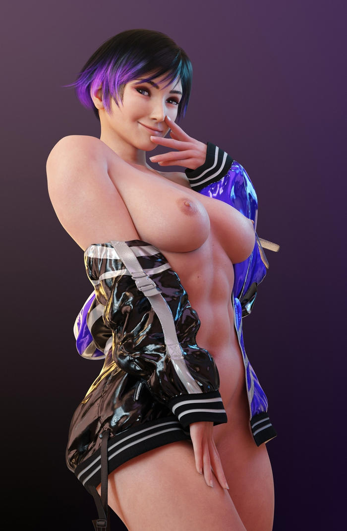 Reina - NSFW, Girls, Art, Games, Erotic, 3D, Tekken, Reina, Batesz, 18+