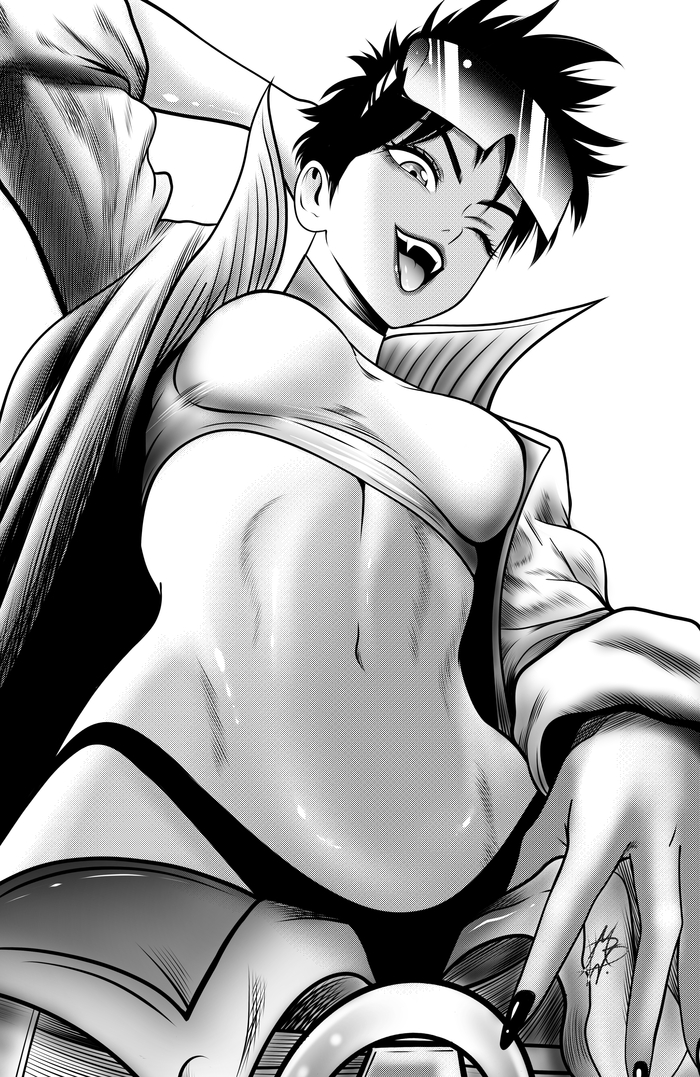 Jubilee - 18+, Mostlybluewyatt, Art, Anime, Anime art, Hand-drawn erotica, Erotic, Marvel, Marvel Rivals, X-Men, Jubilee, Games, Game art, Vampires, NSFW