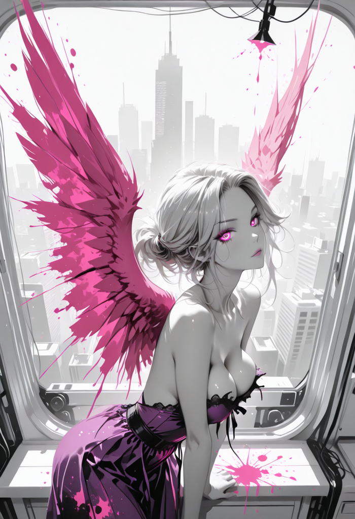 Anime set number 56 - Series Sets, 18+, My, Neural Network Content, Anime, Anime art, Neural network art, Stable diffusion, Boobs, Longpost, NSFW