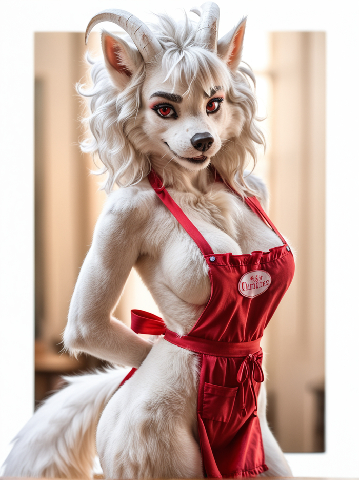 Furry art by Wolfmks #3993 - Series Furry Art by Wolfmks 4 series, 18+, My, Neural Network Content, Furry, Neural network art, Furry art, Stable diffusion 3, Longpost, NSFW