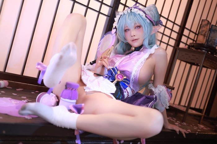 Yumemizuki Mizuki by Aqua pt.1 - 18+, Erotic, Girls, Cosplayers, Cosplay, Yumemizuki Mizuki (Genshin Impact), Genshin impact, Longpost, NSFW