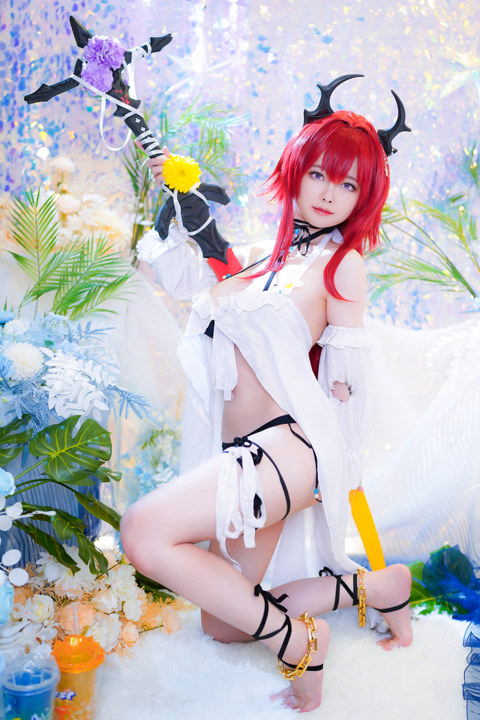 Surtr by Arty Huang pt.2 - 18+, Erotic, Girls, Cosplayers, Cosplay, Surtr, Arknights, Longpost, NSFW