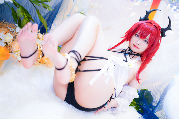 Surtr by Arty Huang pt.2 - 18+, Erotic, Girls, Cosplayers, Cosplay, Surtr, Arknights, Longpost, NSFW