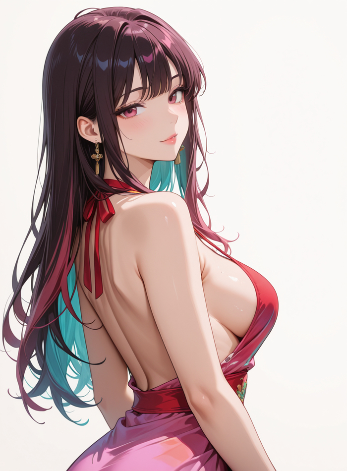 Anime set number 63 - Series Sets, 18+, My, Neural Network Content, Anime, Anime art, Neural network art, Stable diffusion, Boobs, Longpost, NSFW