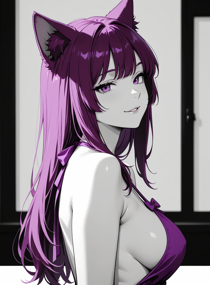 Anime set number 66 - Series Sets, 18+, My, Neural Network Content, Anime, Anime art, Neural network art, Stable diffusion, Boobs, Longpost, NSFW