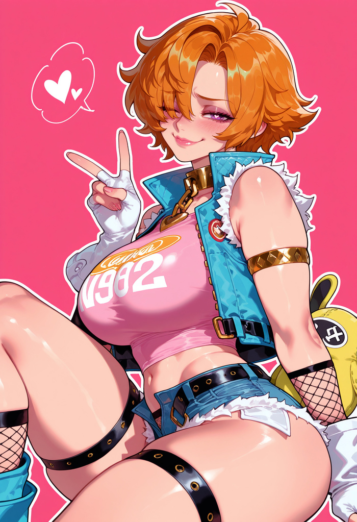 Continuation of the post “Vegapunk Lilith” - Series Balecxi, 18+, Neural Network Content, Art, Anime, Anime art, Hand-drawn erotica, Erotic, Neural network art, One piece, Vegapunk Lilith, Extra thicc, Reply to post, Longpost, NSFW