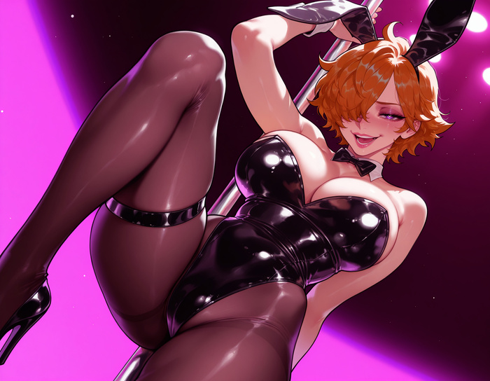 Continuation of the post “Vegapunk Lilith” - Series Balecxi, 18+, Neural Network Content, Art, Anime, Anime art, Hand-drawn erotica, Erotic, Neural network art, One piece, Vegapunk Lilith, Extra thicc, Reply to post, Longpost, NSFW
