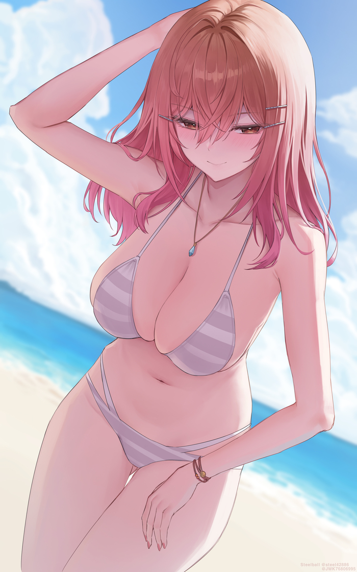 Ririka - 18+, Anime, Anime art, Hololive, Virtual youtuber, Ichijou Ririka, NSFW