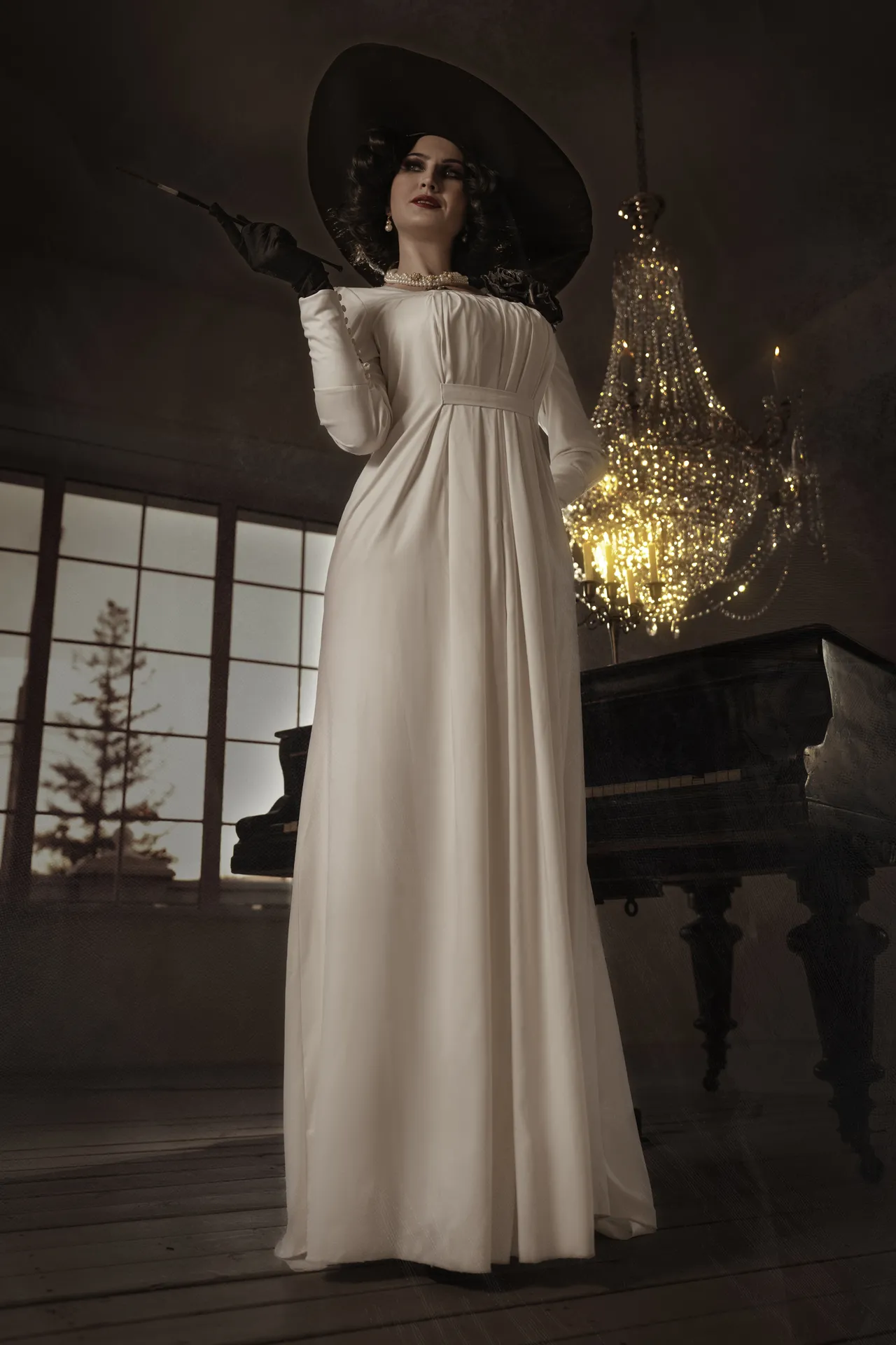 Gliese 581 – Lady Dimitrescu - 18+, Фотография, Фотосессия, Косплей, Косплееры, Эротика, Попа, Сиськи, Эротическое бельё, Игры, Леди Димитреску - Resident Evil, Resident Evil, Resident Evil 8: Village, Длиннопост, NSFW