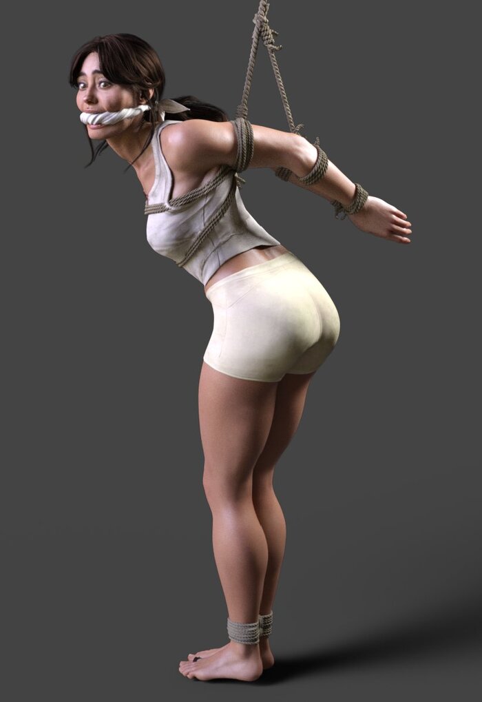 Legion Camp - 18+, Art, 3D, Games, Serials, Fallout, Fallout (TV series), Girls, Ella Purnell, Caesar's Legion (Fallout), Slavery, Enslavement, Post apocalypse, BDSM, Bondage, Rope, Gag, Erotic, Longpost, NSFW