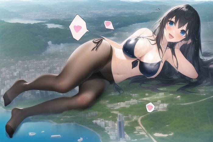 Well, how do you like me :3 - 18+, Giantess, Stockings, NSFW