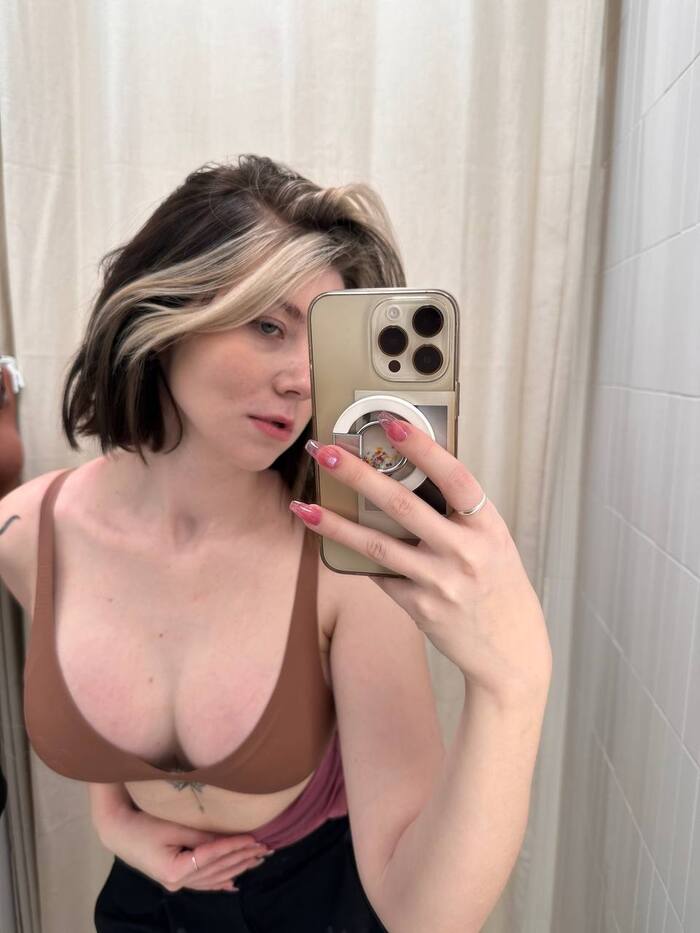 Selfie compilation 11 from the fitting room - Series Selfie, 18+, Girls, Erotic, Boobs, Labia, Cameltoe, Girl in glasses, No panties, Underpants, Thong, Lace, The dress, Dressing room, In public, Fitting, Girl with tattoo, Pubis, Longpost, NSFW