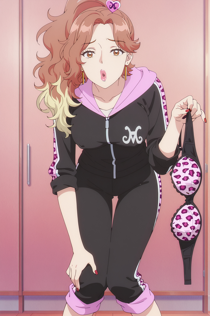 Milf Rinko Akaishi raising a Kaiju girl from otome kaijuu carameliser - Series Girls from otome kaijuu carameliser, 18+, My, Neural Network Content, Erotic, Boobs, Booty, Anime, Stable diffusion, Neural network art, Anime art, Etty, Pantsu, Underwear, Shimapan, Neurovideo, Short videos, Vertical video, Soundless, MILF, Video, Longpost, NSFW