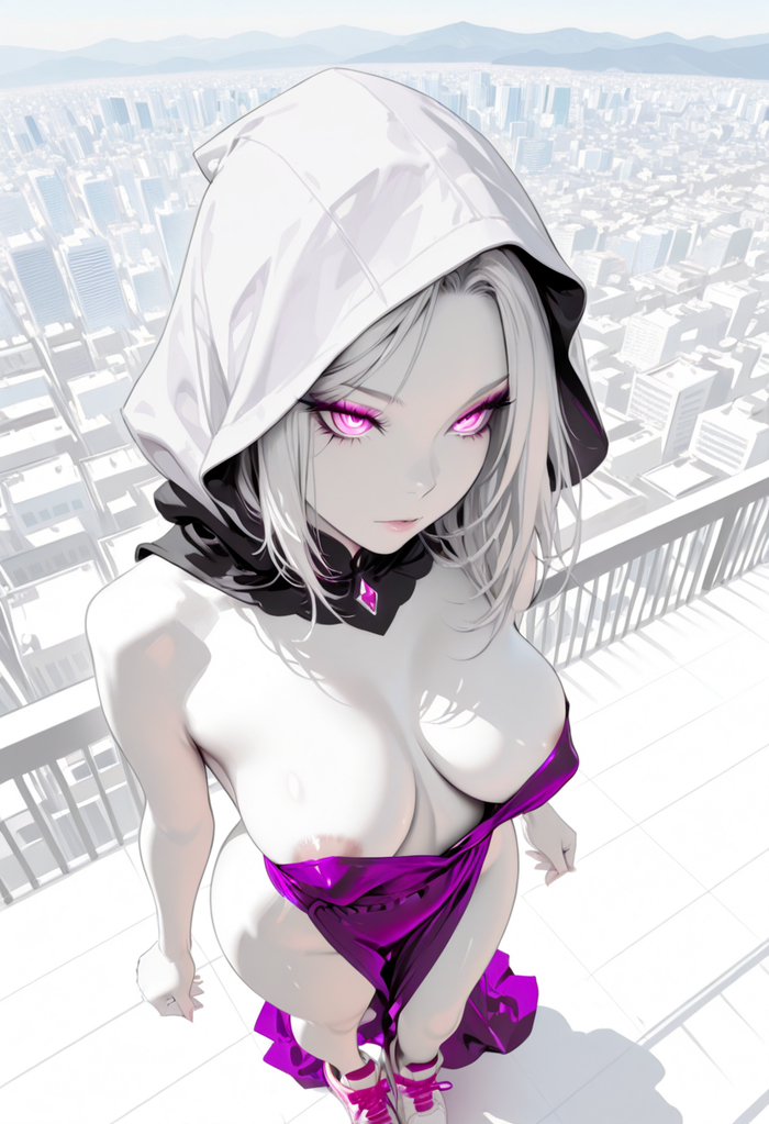 Anime set number 57 - Series Sets, 18+, My, Neural Network Content, Anime, Anime art, Neural network art, Stable diffusion, Boobs, Longpost, NSFW