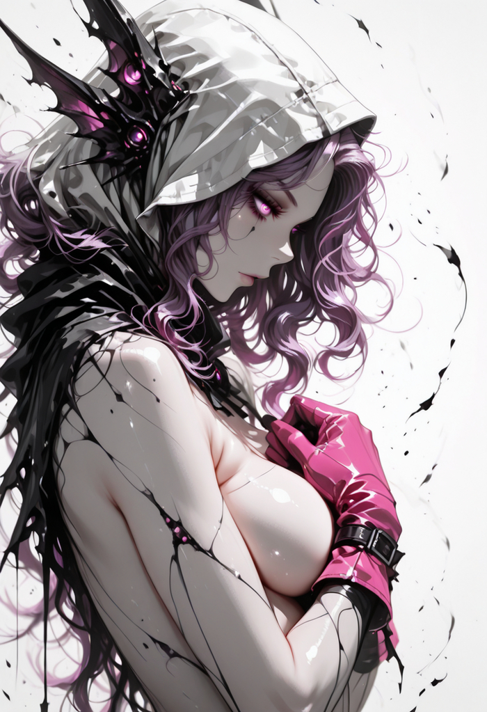 Anime set number 59 - Series Sets, 18+, My, Neural Network Content, Anime, Anime art, Neural network art, Stable diffusion, Boobs, Longpost, NSFW