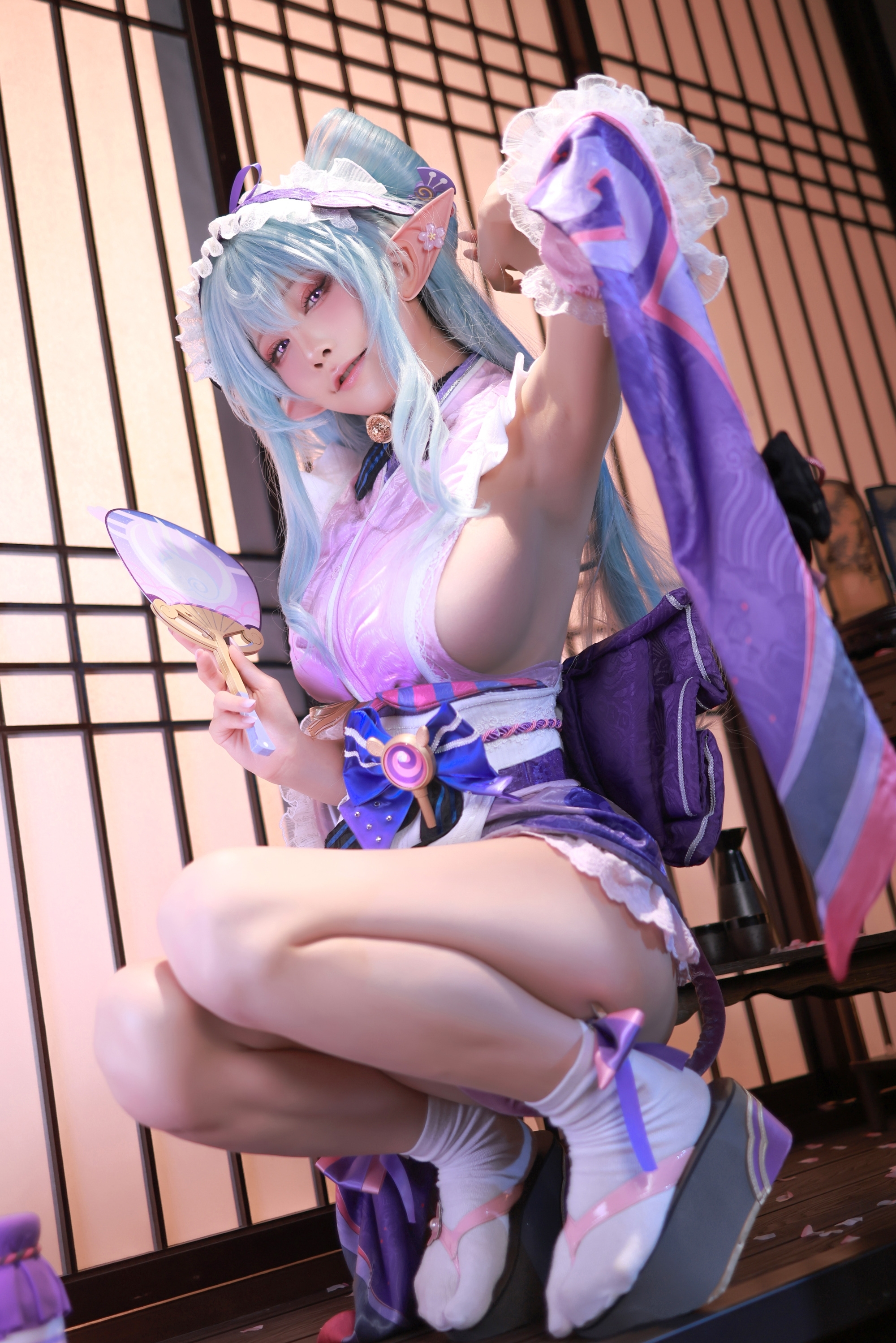 Yumemizuki Mizuki by Aqua pt.1 - 18+, Erotic, Girls, Cosplayers, Cosplay, Yumemizuki Mizuki (Genshin Impact), Genshin impact, Longpost, NSFW