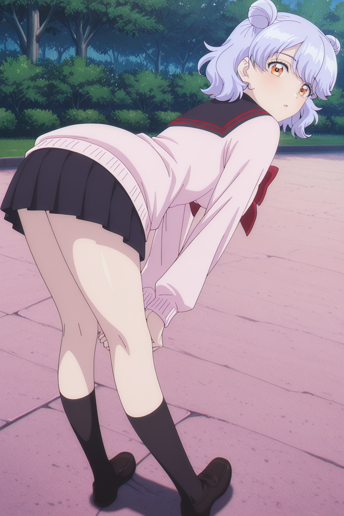 Manatsu Tomosato, who is a fan of Kaiju from the otome kaijuu carameliser - Series Girls from otome kaijuu carameliser, 18+, My, Neural Network Content, Godzilla, Erotic, Boobs, Booty, Anime, Stable diffusion, Neural network art, Anime art, Etty, Pantsu, Underwear, Shimapan, Neurovideo, Short videos, Vertical video, Soundless, Video, Longpost, NSFW