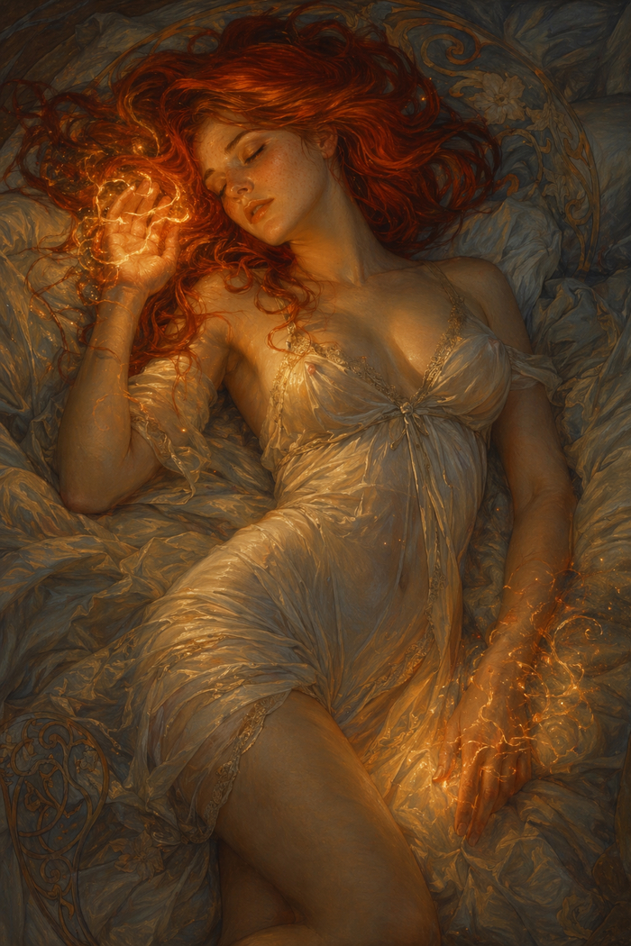 Hot beauty - 18+, Neural Network Content, Art, Girls, Longpost, NSFW