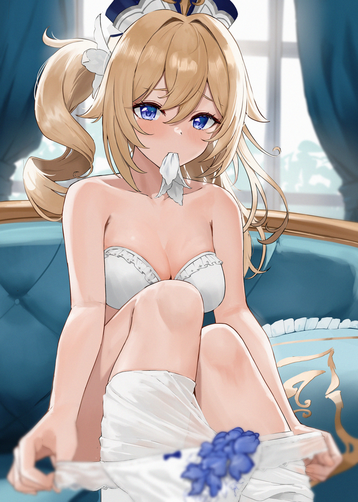 Good Morning with Barbara - 18+, Anime, Pixiv, Anime art, Genshin impact, Barbara (Genshin Impact), NSFW