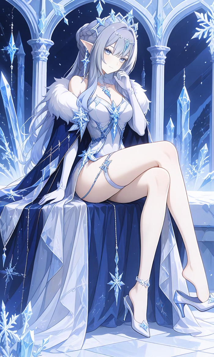 Monday - 18+, Neural Network Content, Anime art, Genshin impact, Tsaritsa (Genshin Impact), Elves, Girls, Legs, Foot fetish, Longpost, NSFW