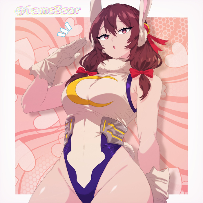 Bunnies - 18+, Anime art, Anime, Konosuba, Yunyun, Megumin, Boku no hero academia, Miruko, Cosplay, NSFW