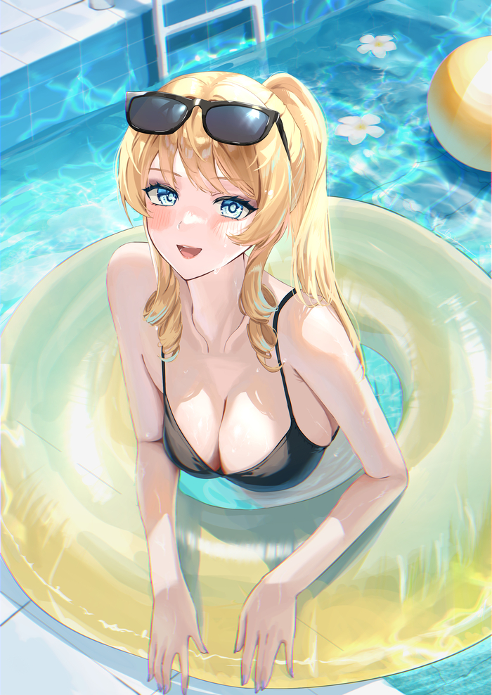 Navia - 18+, Pixiv, Anime art, Anime, Navia (Genshin Impact), Genshin impact, NSFW