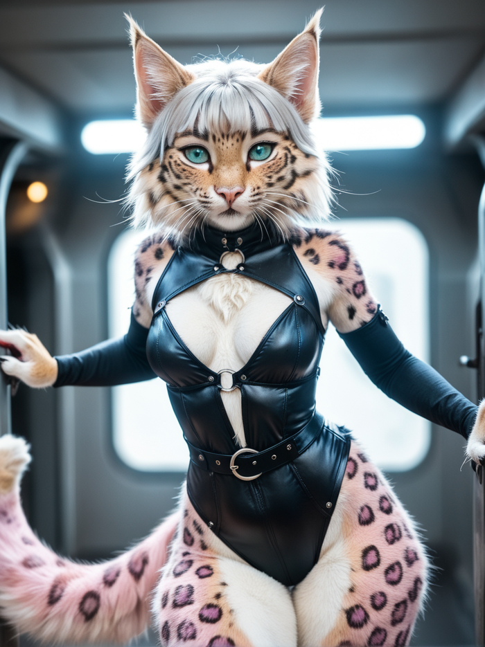 Furry art by Wolfmks #4294 - Series Furry Art by Wolfmks 4 series, 18+, My, Neural Network Content, Furry, Neural network art, Stable diffusion 3, Furry art, Furry cat, Furotica, Longpost, NSFW