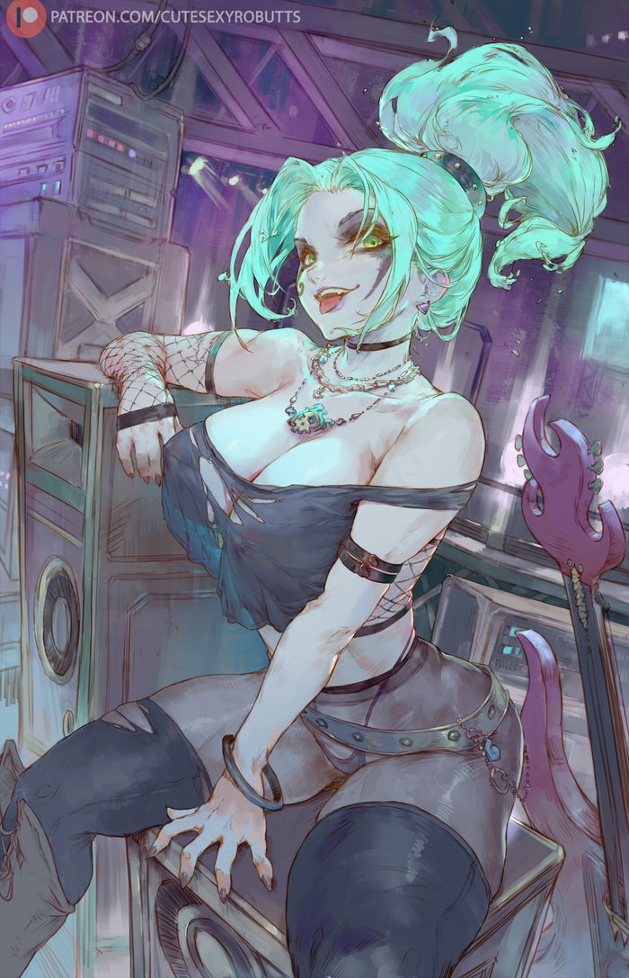 Ember - 18+, Cutesexyrobutts, Art, Anime, Anime art, Hand-drawn erotica, Erotic, Danny Phantom, Extra thicc, NSFW