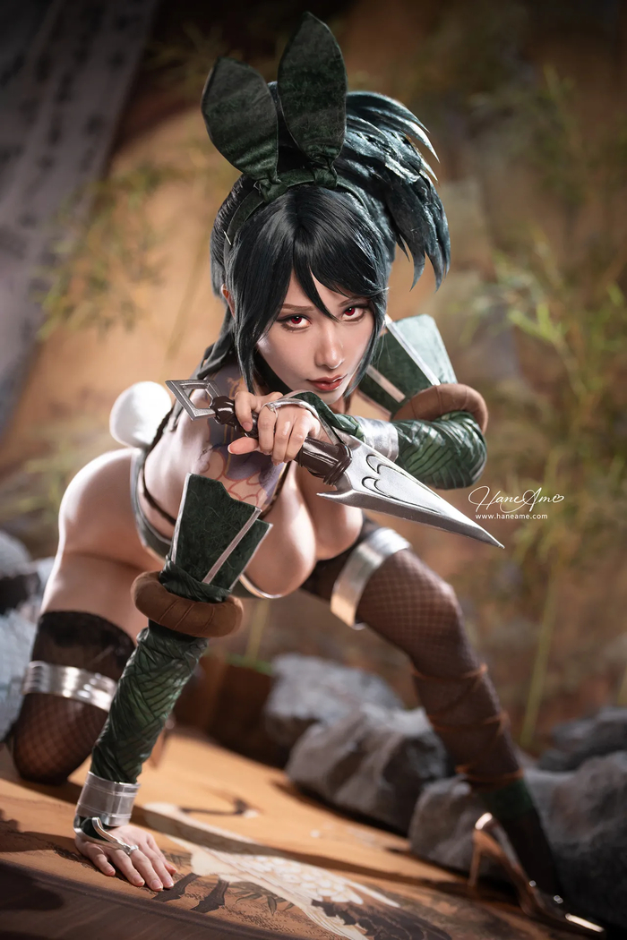 Akali by Hane Ame - 18+, The photo, PHOTOSESSION, Cosplay, Cosplayers, Erotic, Booty, Erotic, Erotic lingerie, Games, League of legends, Akali, Hane Ame, Longpost, NSFW