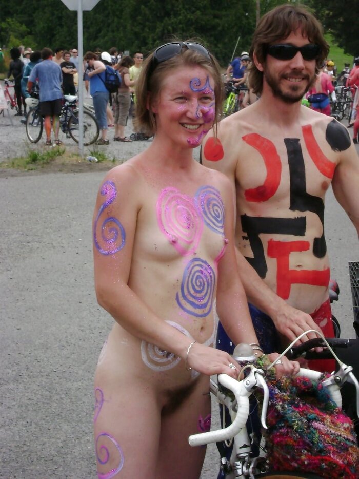 Part 34. Let's hit the panties and bras with a bike ride ;) - Series Lets hit the panties and bras with a bike ride , 18+, Bike ride, Strip, Naked, No bra, Nudism, Cameltoe, Crotch, In public, Longpost, No panties, Booty, Bike parade, Girls, Exhibitionism, Pubes, Pubis, Boobs, A bike, Cyclist, Pokatushki, Penis, Video, NSFW
