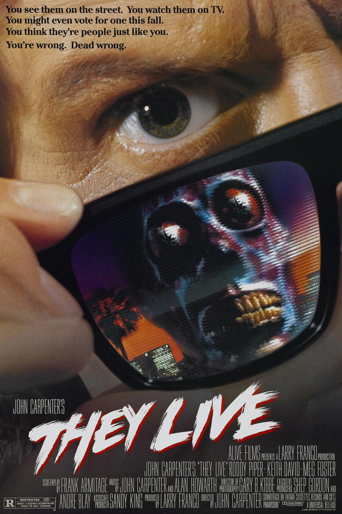 Tits in They Live (1988) - 18+, Boobs, Movies, Horror, Fantasy, Боевики, 80-е, Movies of the 80s, Longpost, NSFW