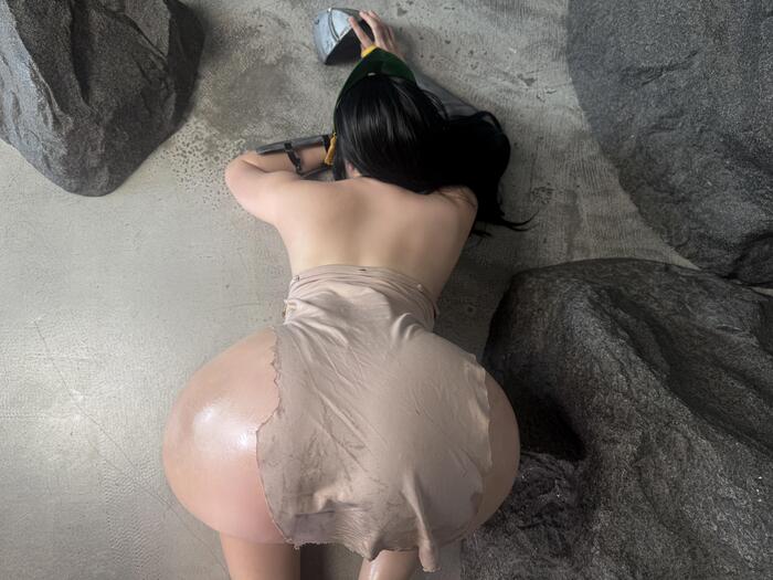 Toph [Avatar: The Last Airbender] (Shadory) - 18+, The photo, Cosplay, Cosplayers, Erotic, Booty, Avatar: The Legend of Aang, Toph Beifong, Cartoons, Animated series, Shadory, NSFW