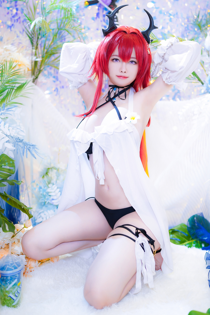 Surtr by Arty Huang pt.2 - 18+, Erotic, Girls, Cosplayers, Cosplay, Surtr, Arknights, Longpost, NSFW