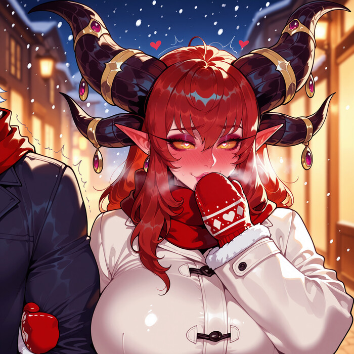 Continuation of the post Alexstrasza - Series Balecxi, 18+, Neural Network Content, Art, Hand-drawn erotica, Erotic, Neural network art, Anime, Anime art, World of warcraft, Warcraft, Alexstrasza, MILF, Games, Game art, The Dragon, Girl with Horns, Reply to post, Longpost, NSFW