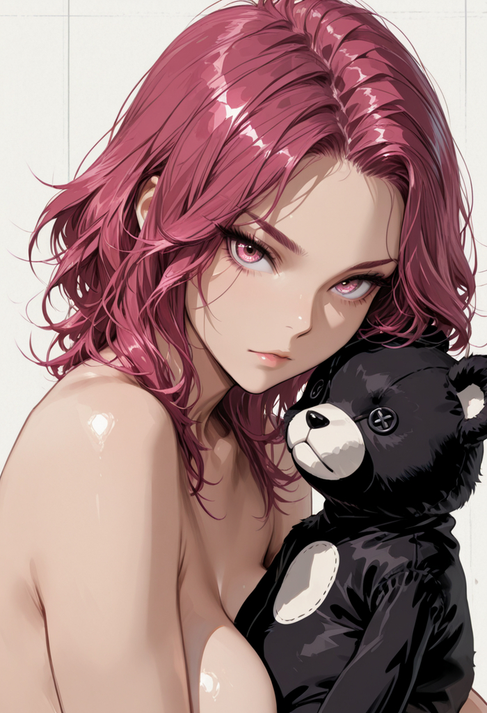 Anime set number 54 - Series Sets, 18+, My, Neural Network Content, Anime, Anime art, Neural network art, Stable diffusion, Boobs, Longpost, NSFW