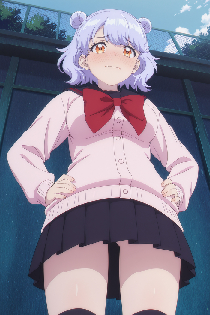Manatsu Tomosato, who is a fan of Kaiju from the otome kaijuu carameliser - Series Girls from otome kaijuu carameliser, 18+, My, Neural Network Content, Godzilla, Erotic, Boobs, Booty, Anime, Stable diffusion, Neural network art, Anime art, Etty, Pantsu, Underwear, Shimapan, Neurovideo, Short videos, Vertical video, Soundless, Video, Longpost, NSFW