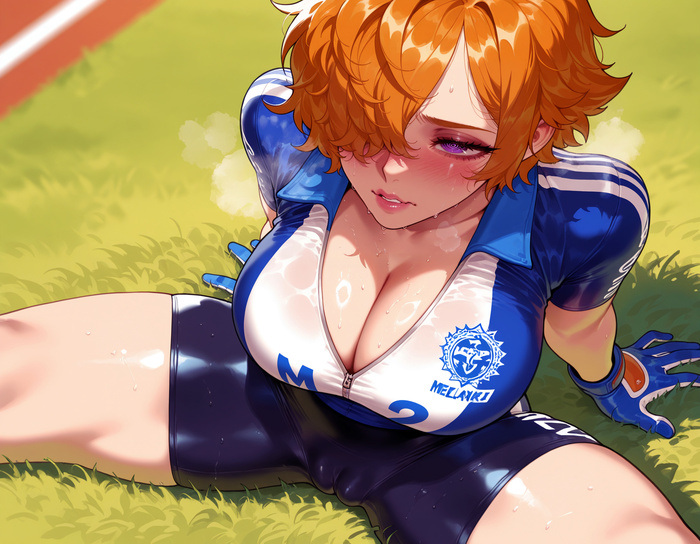 Continuation of the post “Vegapunk Lilith” - Series Balecxi, 18+, Neural Network Content, Art, Anime, Anime art, Hand-drawn erotica, Erotic, Neural network art, One piece, Vegapunk Lilith, Extra thicc, Reply to post, Longpost, NSFW