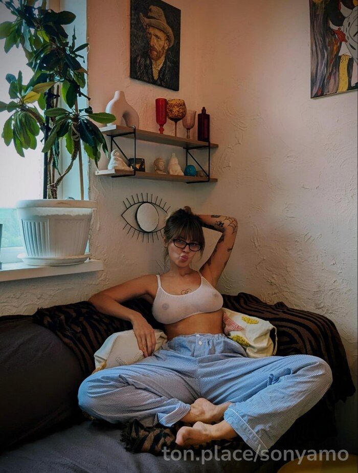 Sunday - Series Days of the week, 18+, Girls, Erotic, Boobs, Nipples, Transparency, Gracefulness, beauty, Girl in glasses, Girl with tattoo, Legs, Lips, NSFW