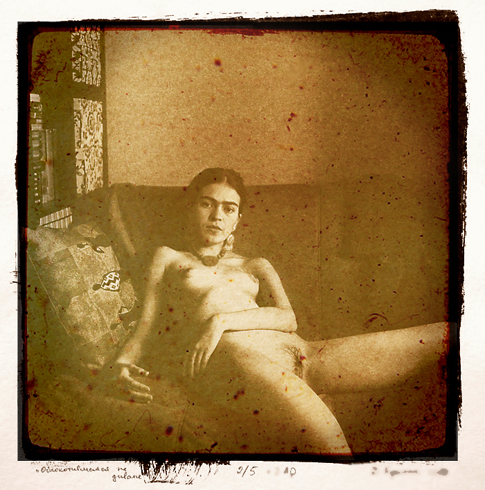 Frida loves to undress - 18+, My, Survey, Sex, Boobs, Naked, Exhibitionism, No bra, Longpost, Artist, Frida Kahlo, Art, NSFW