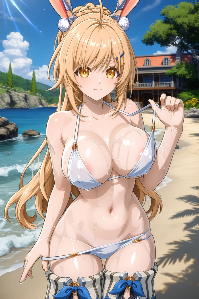 Knight Gratia from the RPG Silver Palace - Series Silver Palace, 18+, My, Neural Network Content, Anime, Girls, Silver Palace, Victorian era, Neural network art, Anime art, Stable diffusion, Erotic, Games, Boobs, Booty, Etty, Pantsu, Underwear, Neurovideo, Short videos, Vertical video, Soundless, Video, Longpost, Animal ears, NSFW