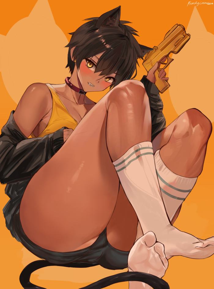 Kurobe Natsumi - 18+, Anime art, Anime, Kurobe Natsumi, Senpai ga Uzai Kouhai no Hanashi, NSFW