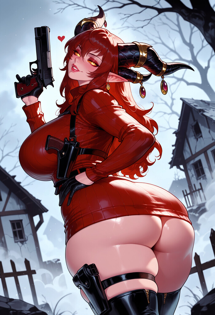 Continuation of the post Alexstrasza - Series Balecxi, 18+, Neural Network Content, Art, Hand-drawn erotica, Erotic, Neural network art, Anime, Anime art, World of warcraft, Warcraft, Alexstrasza, MILF, Games, Game art, The Dragon, Girl with Horns, Reply to post, Longpost, NSFW