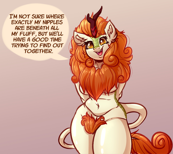 Great fun all night long! - 18+, My little pony, PonyArt, Autumn blaze, MLP Suggestive, Witchtaunter, Anthro, NSFW
