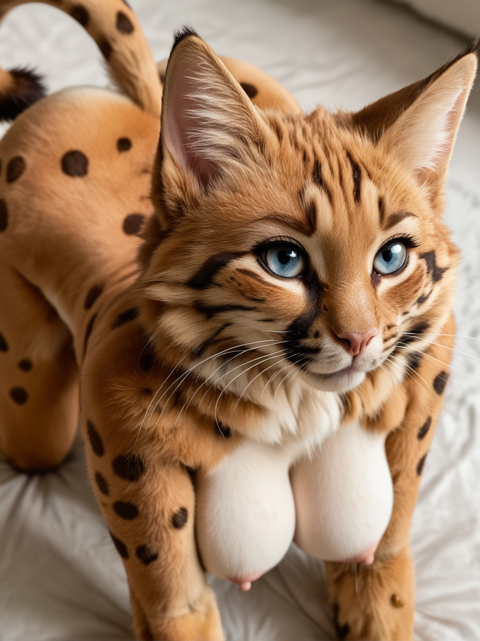 Furry art by Wolfmks #4311 - Series Furry Art by Wolfmks 4 series, 18+, My, Neural Network Content, Furry, Furry art, Neural network art, Stable diffusion 3, Furry cat, Furotica, Longpost, NSFW