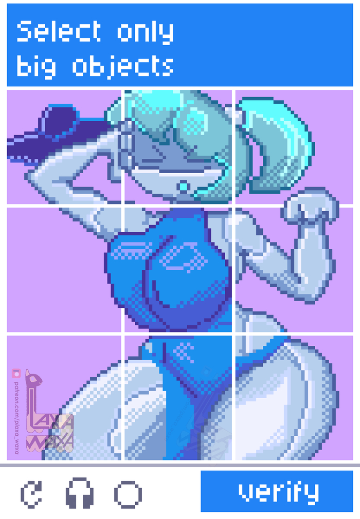 Complete the captcha and get the full version. - 18+, My, Art, 2D, Erotic, Pixel Art, Robot, Mlaatr, Nickelodeon, Xjenn9, Pixel, Boobs, UFO, NSFW
