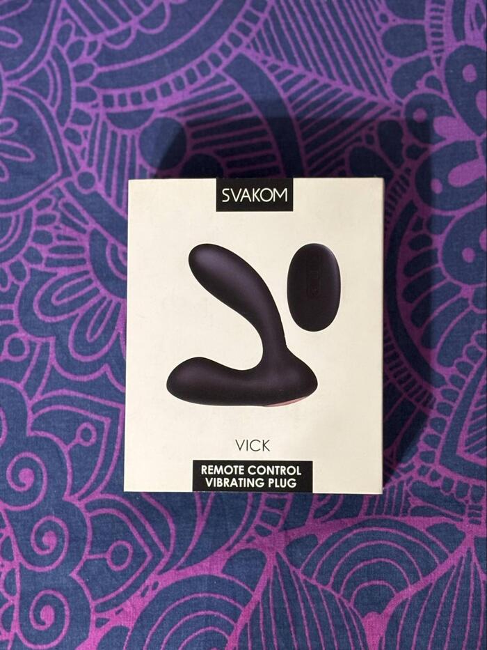 Svakom Vick Remote Control Massager – a little genius with a remote control - 18+, My, Sex Toys, Overview, Orgasm, Masturbation, Purchase, Prostate, Male, Anal sex, Sex Shop, Toys for adults, Longpost, NSFW